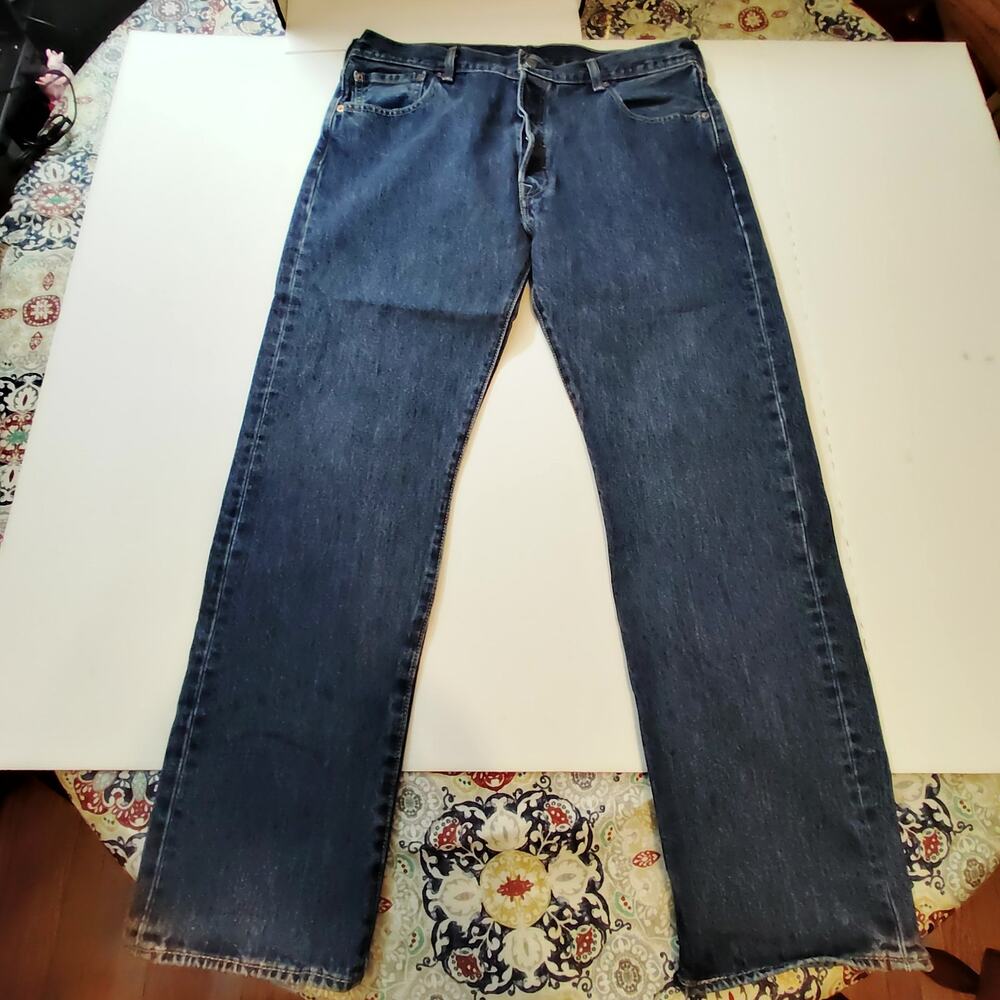 Levis Strauss & Co. W36 L30 501 Original Fit Denim Jeans